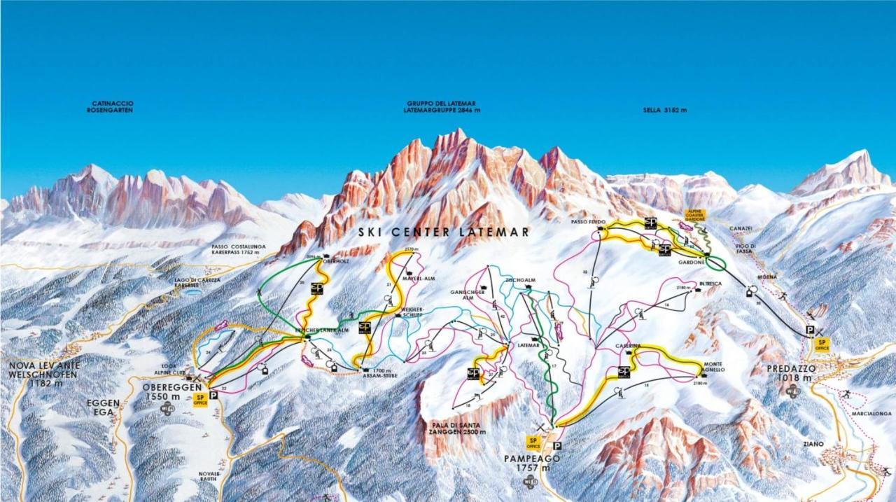 カヴァレーゼCasa Gilda Val Di Fiemme - Dolomitiアパートメント エクステリア 写真